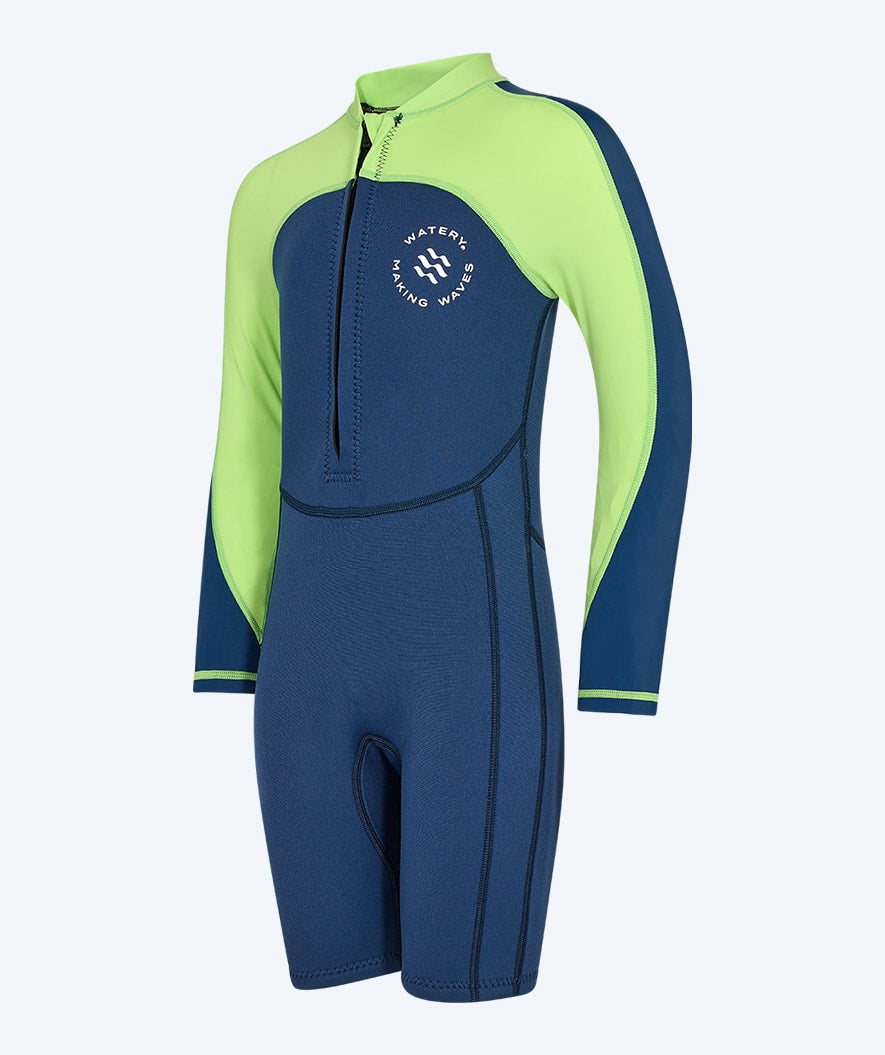 Watery UV wetsuit for kids - Calypso Long Sleeved - Atlantic Green