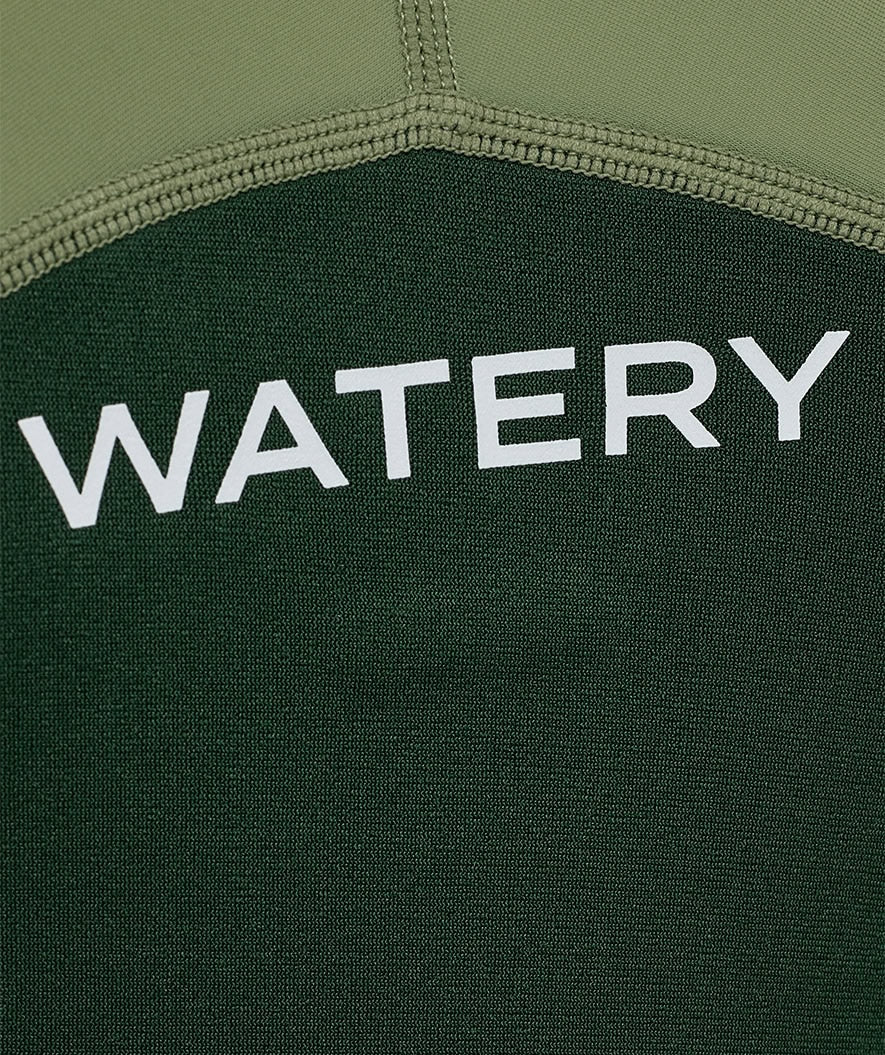 Watery UV wetsuit for kids - Calypso Long Sleeved - Green/light green