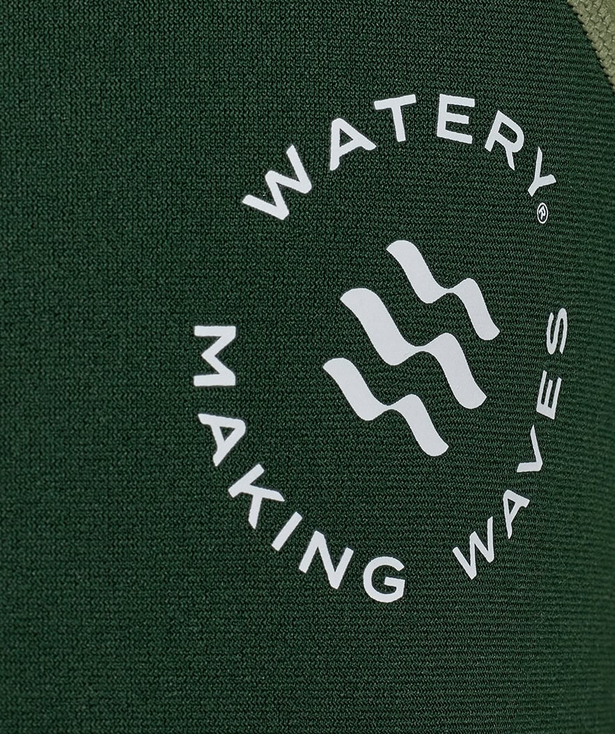 Watery UV wetsuit for kids - Calypso Long Sleeved - Green/light green