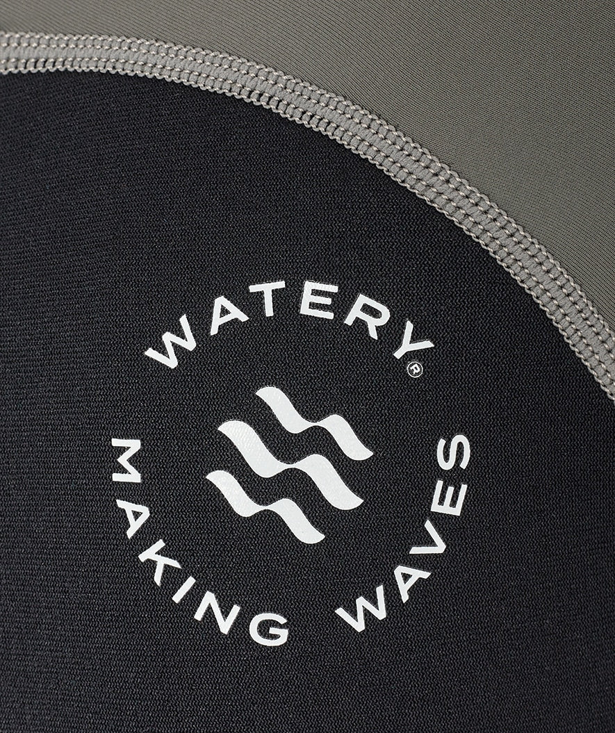 Watery UV wetsuit for kids - Calypso Shorty - Grey/black