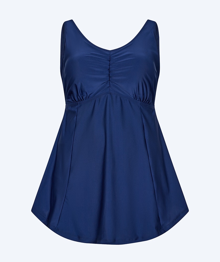 Watery skirted swimsuit for women - Dayla - Dark Blue