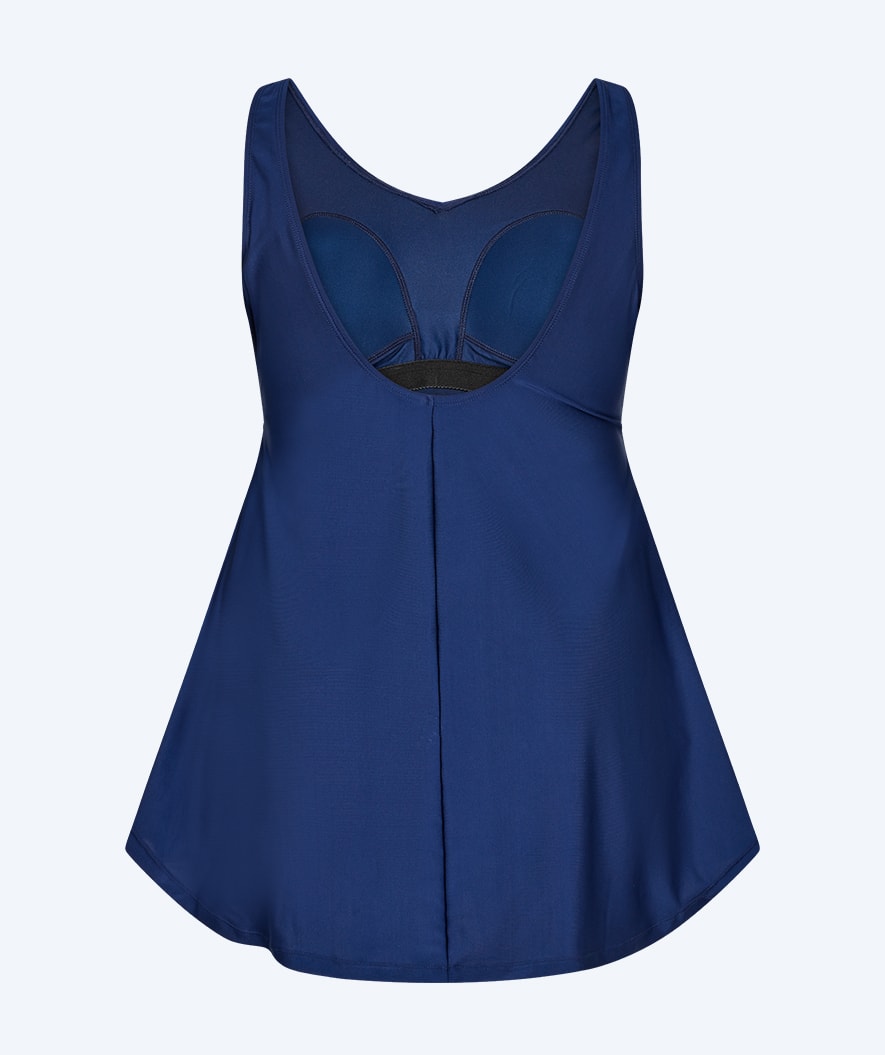 Watery skirted swimsuit for women - Dayla - Dark Blue