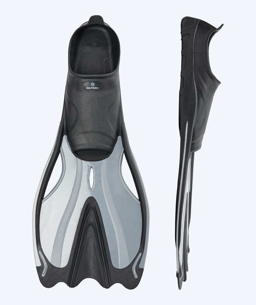 Watery adult snorkel set - Delphina Hudson - Black