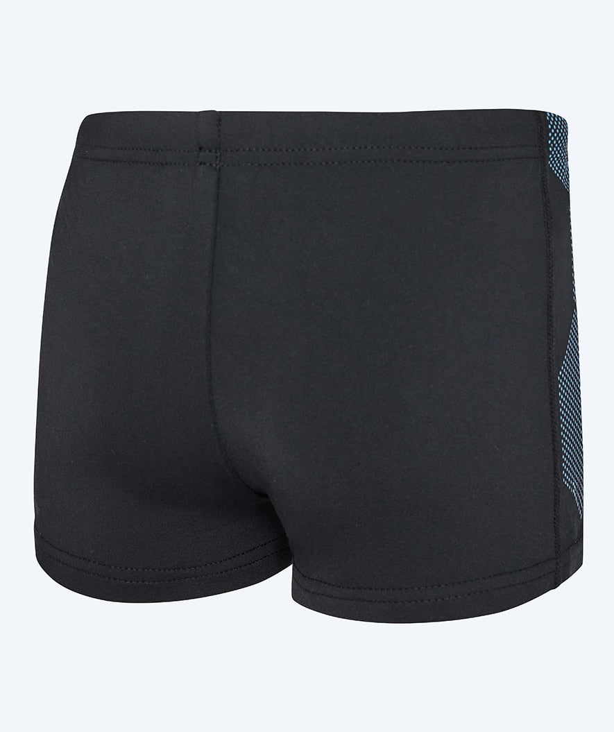Watery swim trunks for boys - Flaming Vegas Eco - Blue Corner