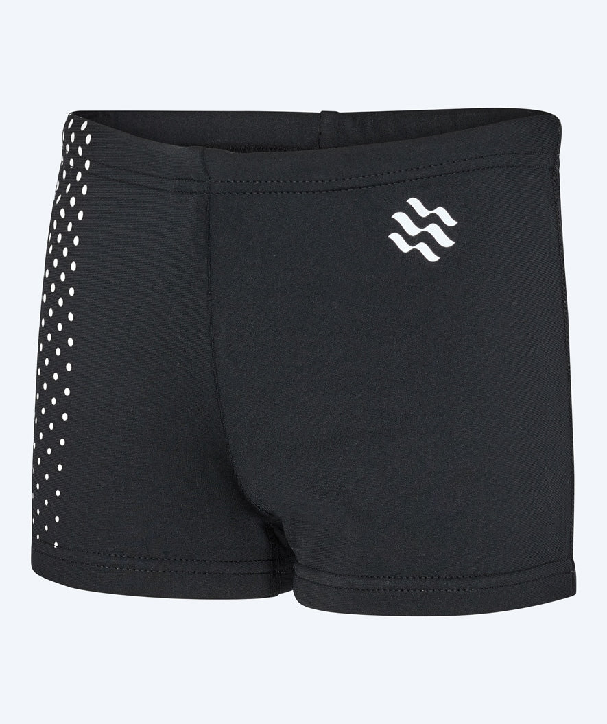 Watery swim trunks for boys - Flaming Vegas Eco - White Sporty