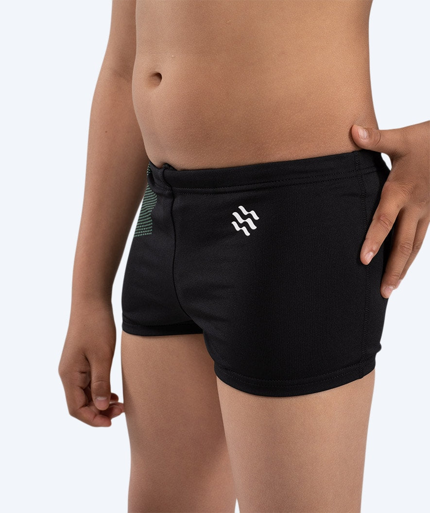 Watery swim trunks for boys - Flaming Vegas Eco - Green Corner