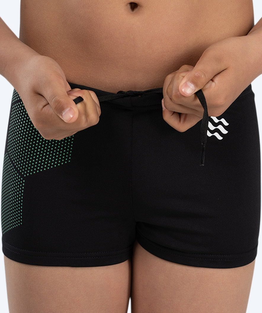 Watery swim trunks for boys - Flaming Vegas Eco - Green Corner