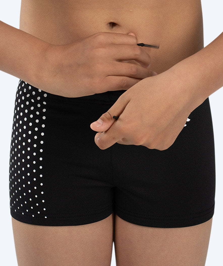 Watery swim trunks for boys - Flaming Vegas Eco - White Sporty