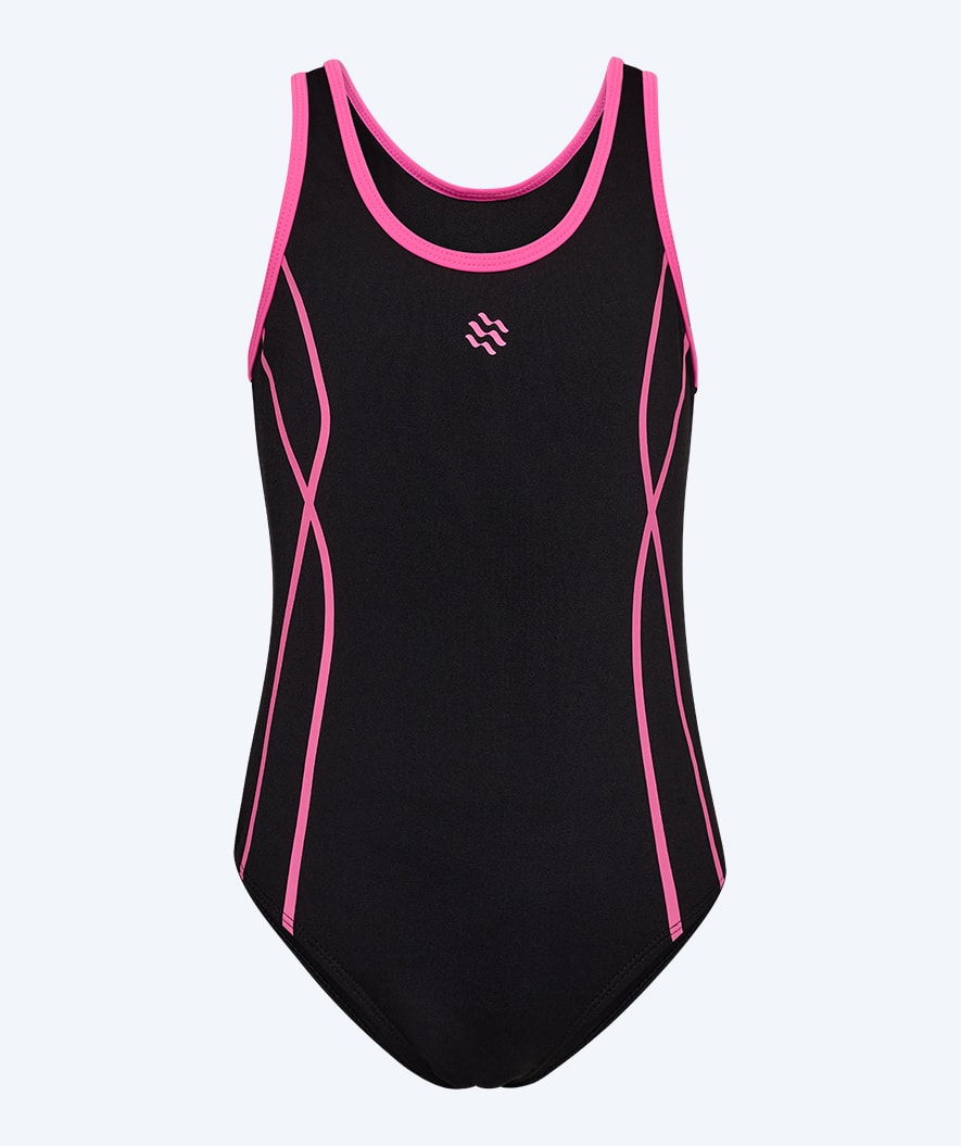 Watery swimsuit for girls - Hurley - Black/pink