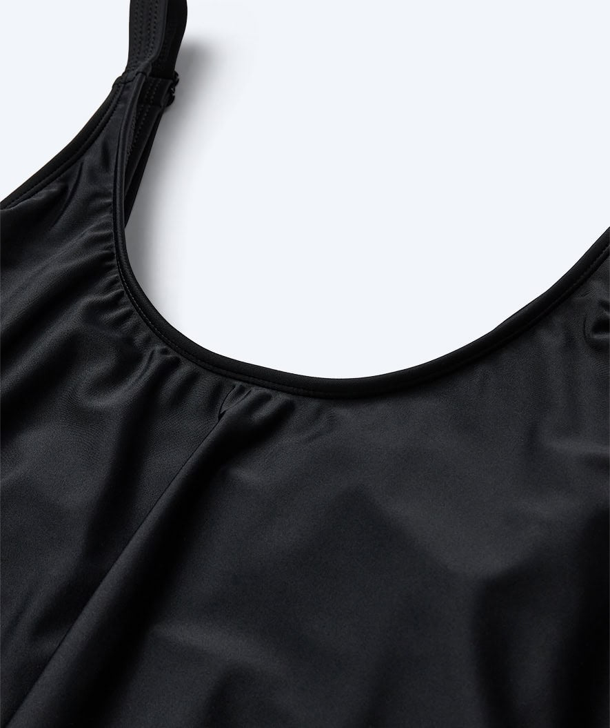 Watery swimsuit with skirt for women - Hydra - Black
