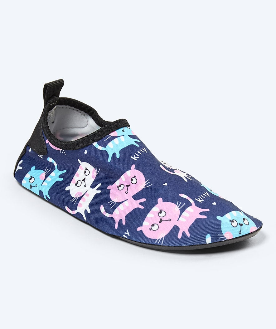 Watery swim socks for kids - Irving - Cats