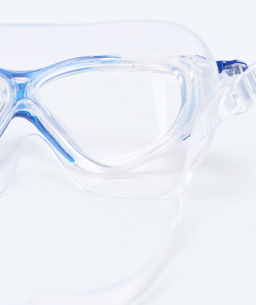 Watery swim mask for adults - Mantis - Blue/clear