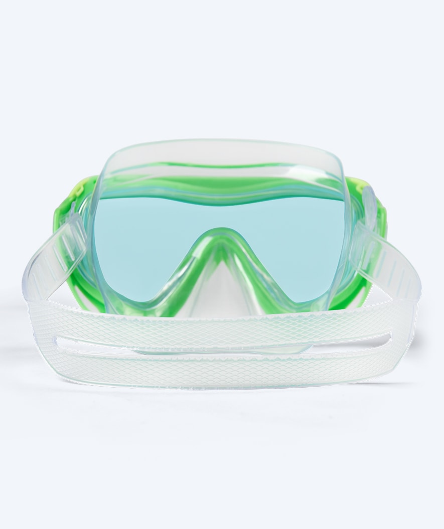 Watery diving mask for kids (4-10) - Shore - Green/blue