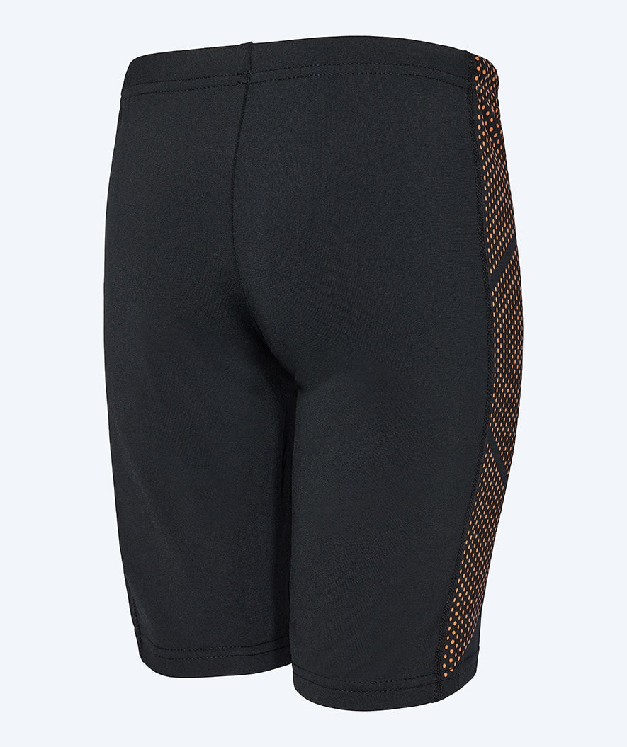 Watery long swim trunks for boys - Surfy Eco - Orange Corner
