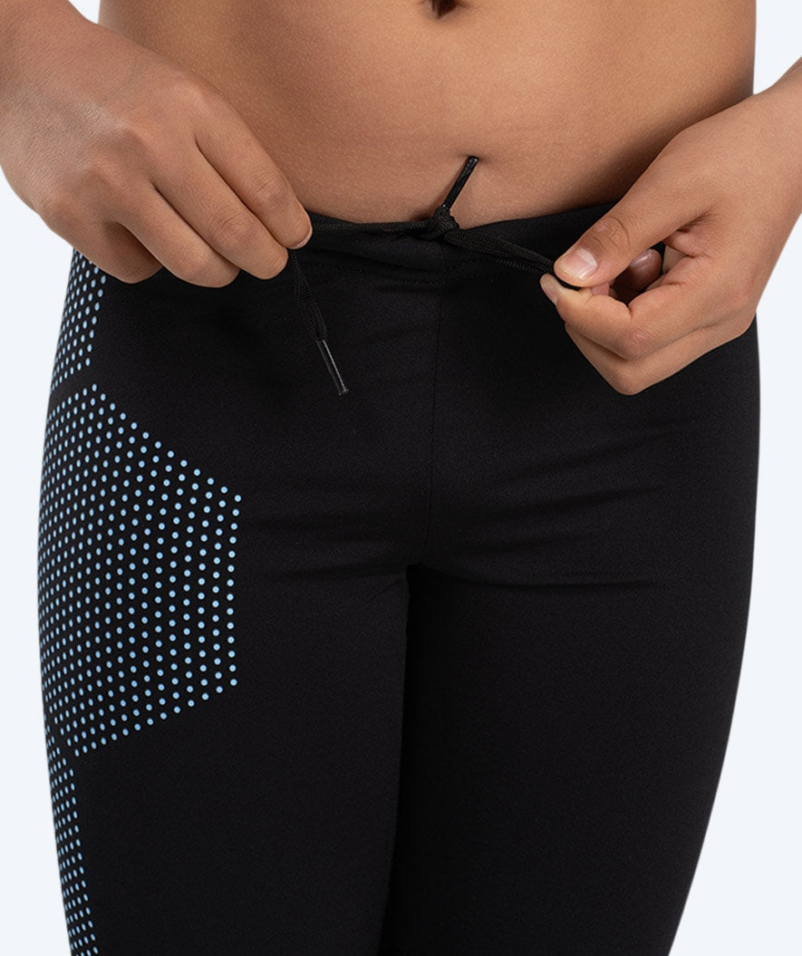 Watery long swim trunks for boys - Surfy Eco - Blue Corner