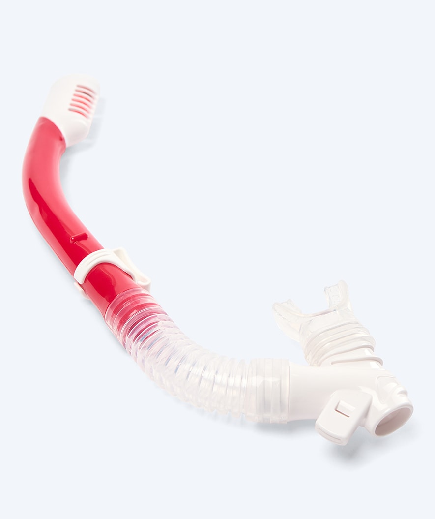 Watery full-dry snorkel for kids - Triton - Red