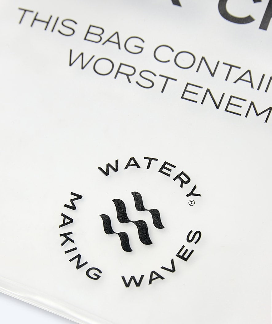 Watery wet/dry swim-care bag