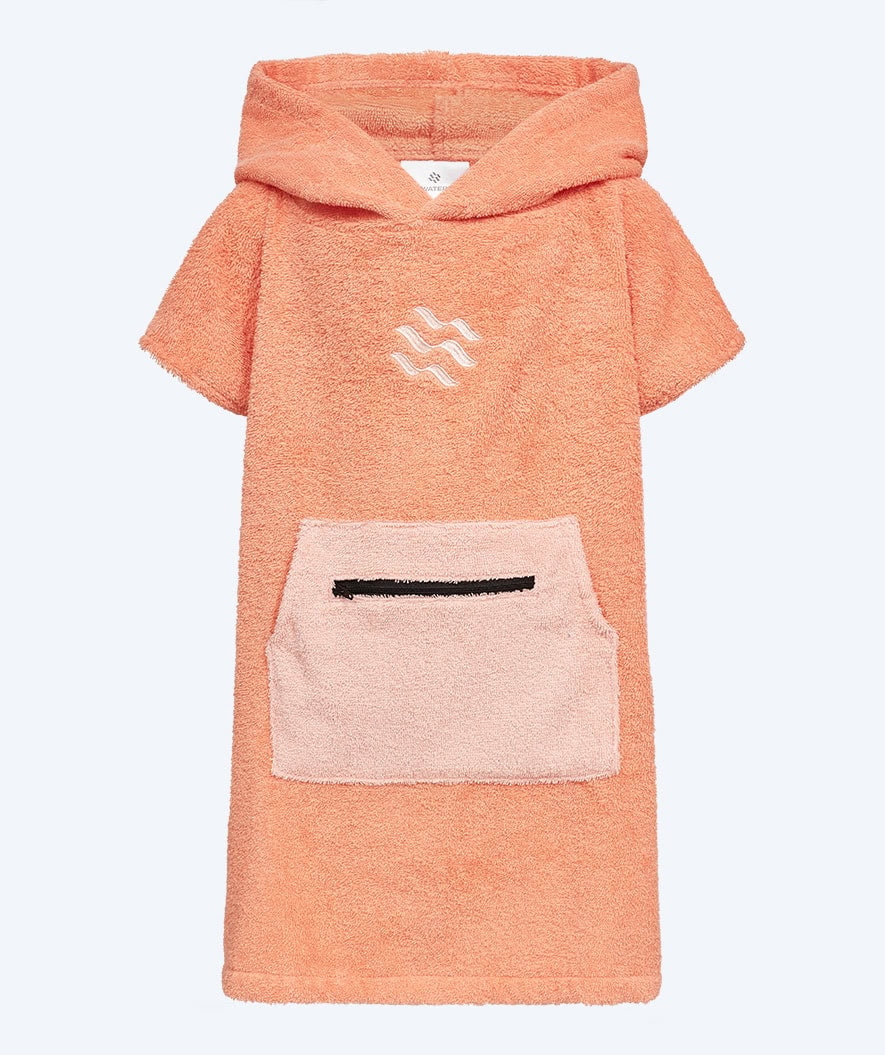 Watery bathing poncho for kids - Cotton - Atlantic Pink