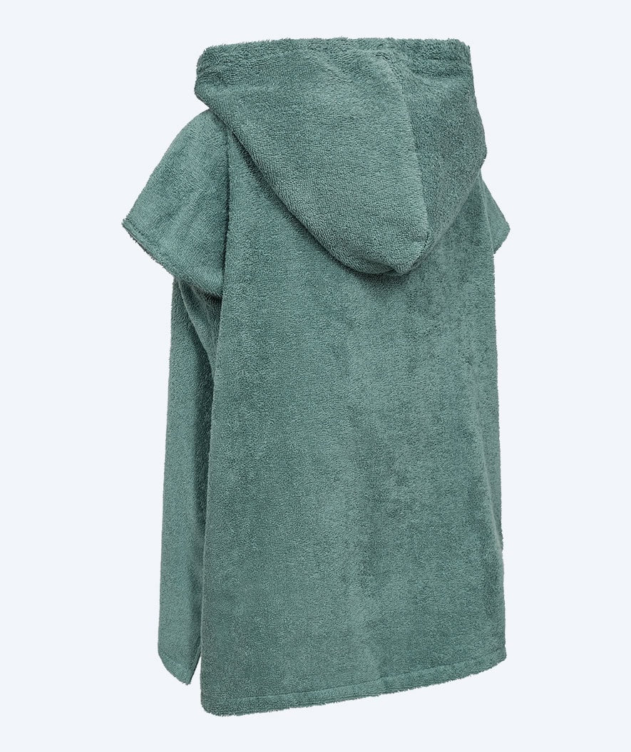 Watery bathing poncho for kids - Cotton - Forrest Green
