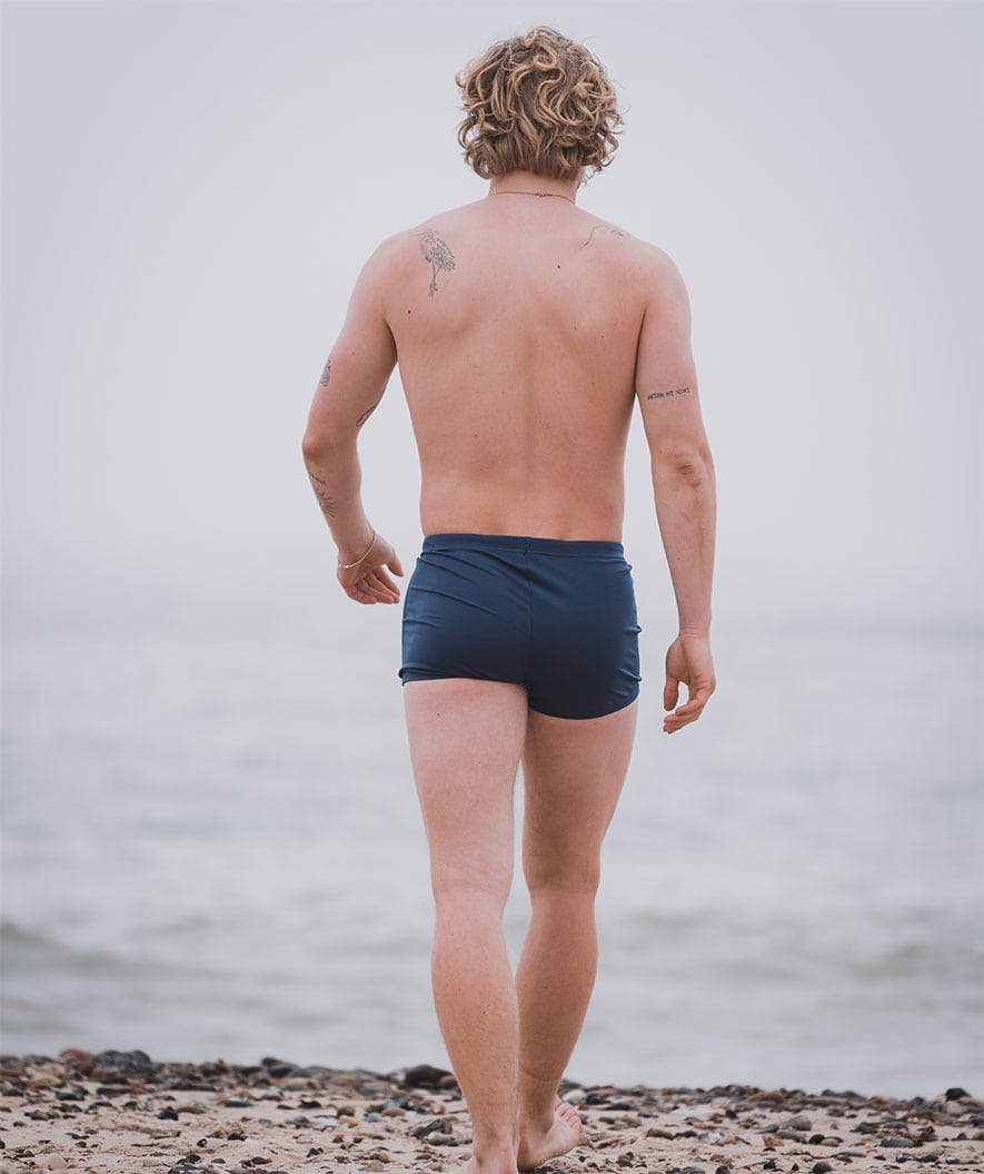 Watery trunks for men - Flaming Vegas Eco - Dark Blue