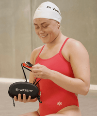 Watery case for swim goggles - Active - Black