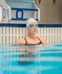 Watery swim goggles - Proflex Swedish Mirror - Black/gold