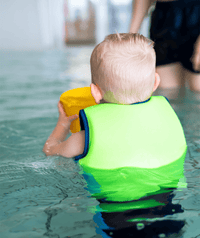 Watery swim vest for kids (2-10) - Basic - Green