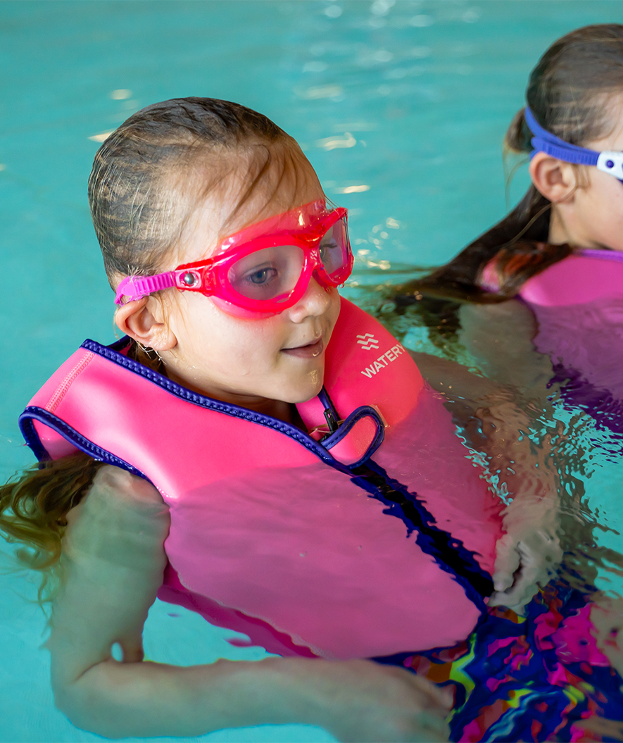 Watery swim goggles for kids - Mantis 2.0 - Atlantic Pink/clear