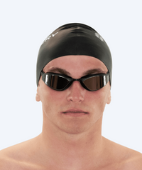 Watery Elite swim goggles - Storm Racer Mirror - Black/silver