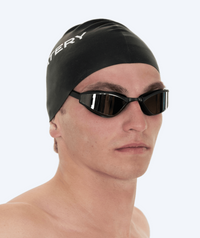 Watery Elite swim goggles - Storm Racer Mirror - Black/silver