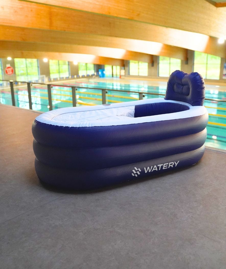 Watery inflatable bathtub - Seal Real - Black