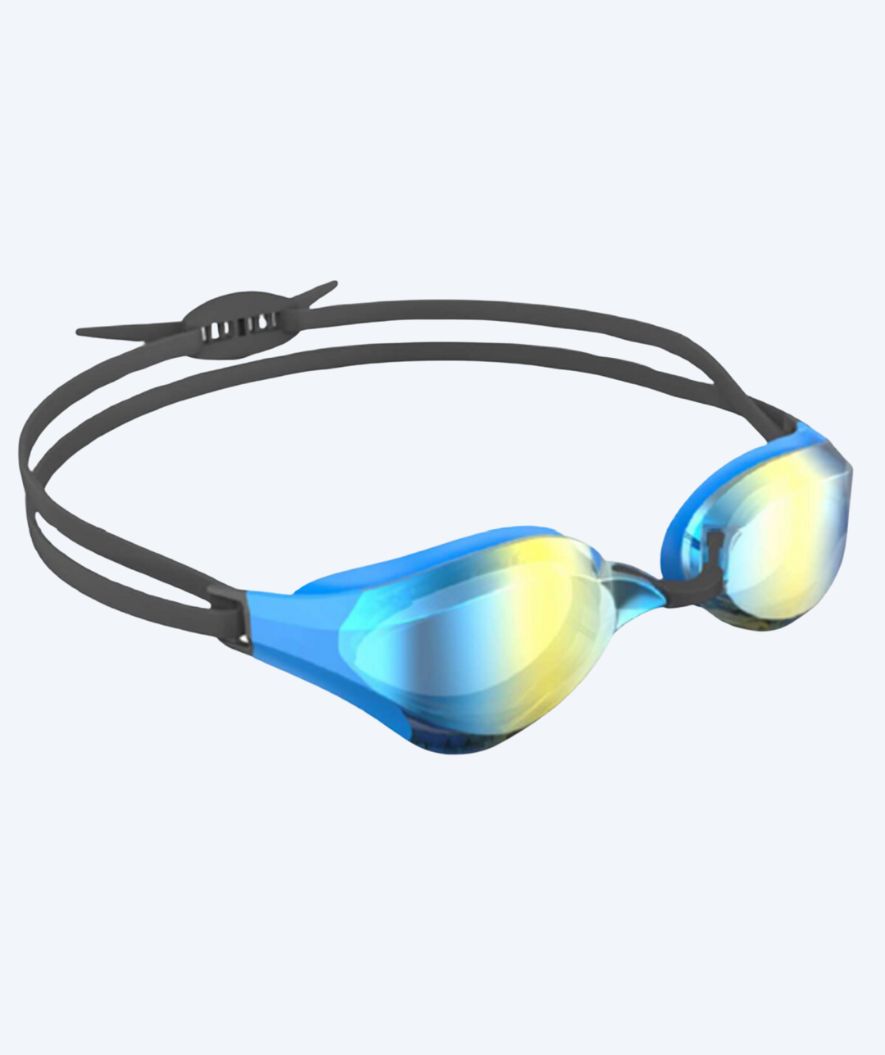 Watery Elite swim goggles - Rattle Pro Mirror - Blue/gold