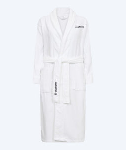 Watery bathrobe for women - Mariana - White