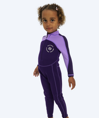 Watery UV wetsuit for kids - Calypso Full-Body - Purple