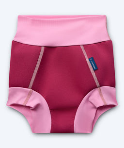 Watery swim nappies for kids - Neoprene Swim Nappy - Atlantic Pink