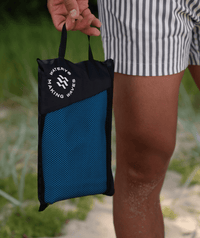 Watery microfiber towel - Eco Nebraska Family - Dark blue
