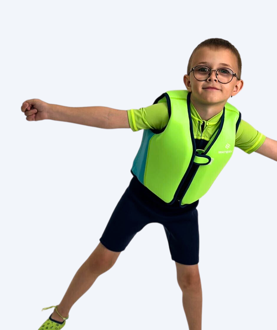 Watery swim vest for kids (2-10) - Basic - Green