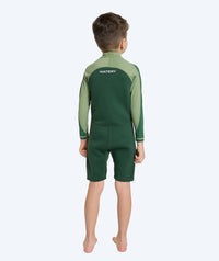Watery UV wetsuit for kids - Calypso Long Sleeved - Green/light green