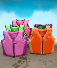Watery swim vest for kids (2-8) - Basic - Orange