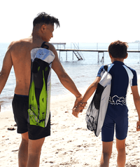 Watery snorkel bag - Lavian - Black/grey