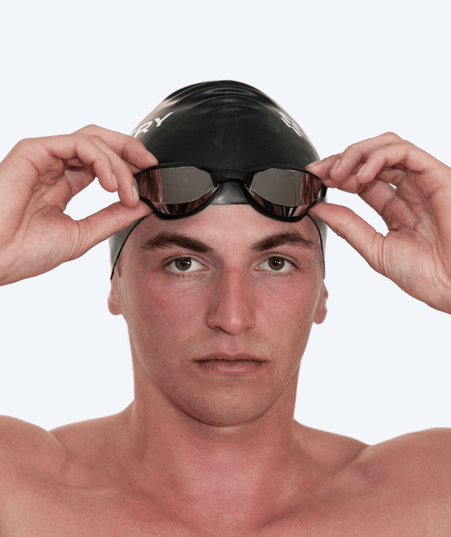 Watery swim goggles - Instinct Ultra Mirror - Black/silver