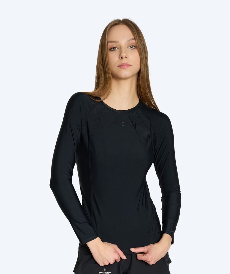 Watery UV-shirt for women - Remington Longsleeve Rashguard - Black