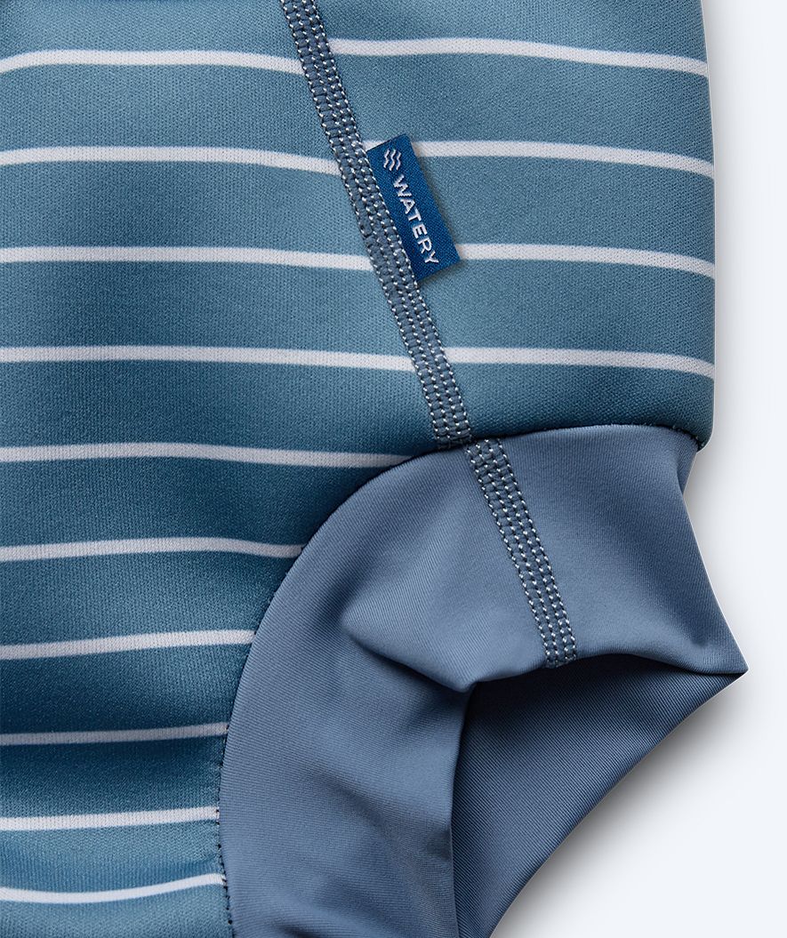 Watery swim nappies for kids - Neoprene Swim Nappy - Nordic Blue Stripes