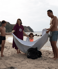 Watery microfiber towel - Eco Nebraska Family - Sand
