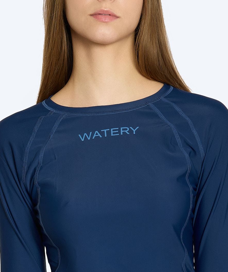 Watery UV-shirt for women - Remington Longsleeve Rashguard - Dark blue