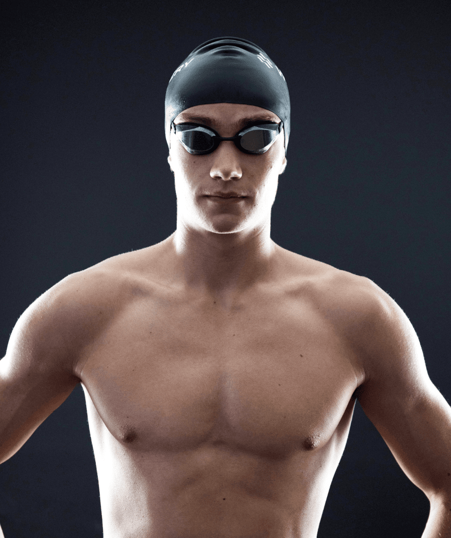Watery Elite swim goggles - Poseidon Ultra Mirror - Purple/silver