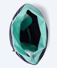 Watery swim nappies for kids - Neoprene Swim Nappy - Turquoise Stripes