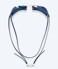 Watery Elite swim goggles - Poseidon Ultra Mirror - Dark blue/gold