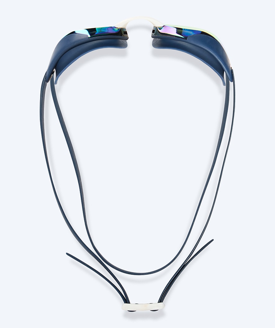 Watery Elite swim goggles - Poseidon Ultra Mirror - Dark blue/gold