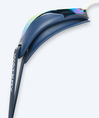 Watery Elite swim goggles - Poseidon Ultra Mirror - Dark blue/gold